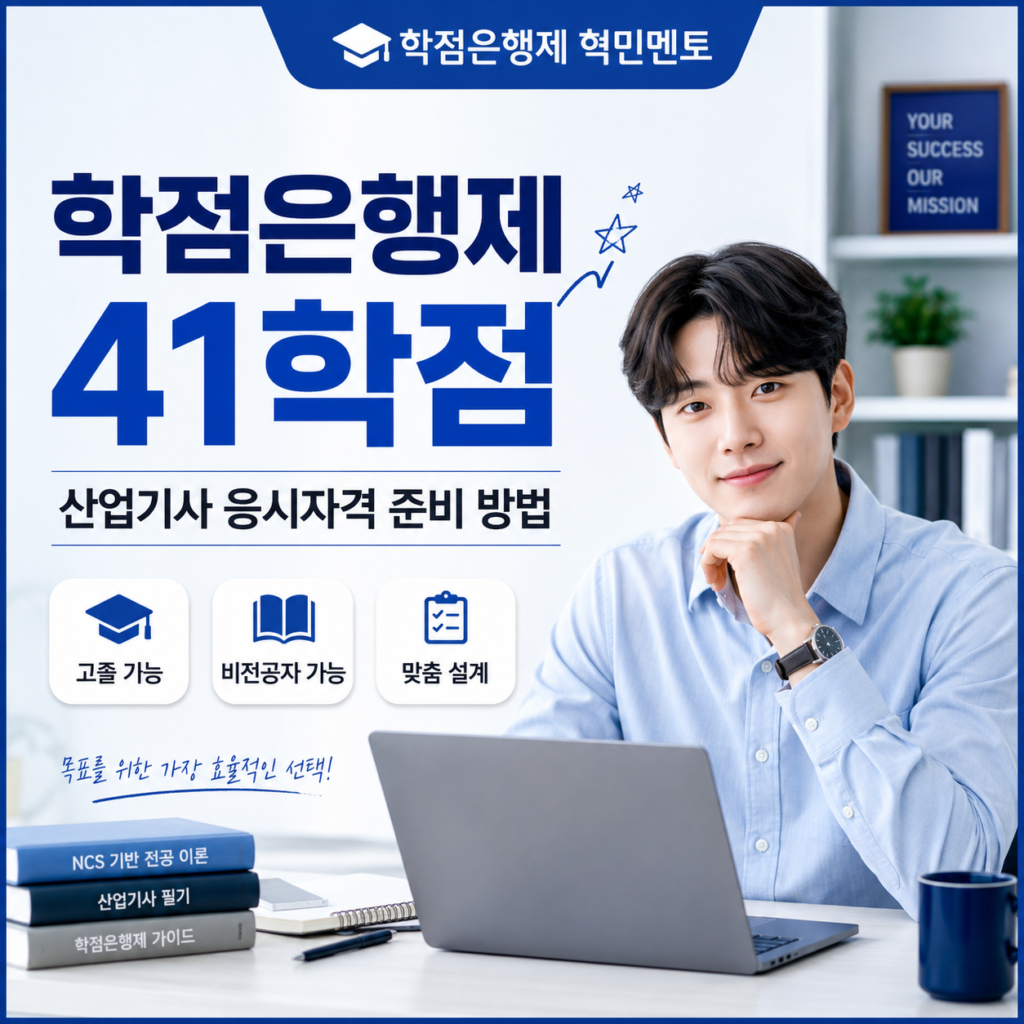 학점은행제 41학점으로 산업기사 응시자격 갖추는 방법 1 학점은행제 41학점