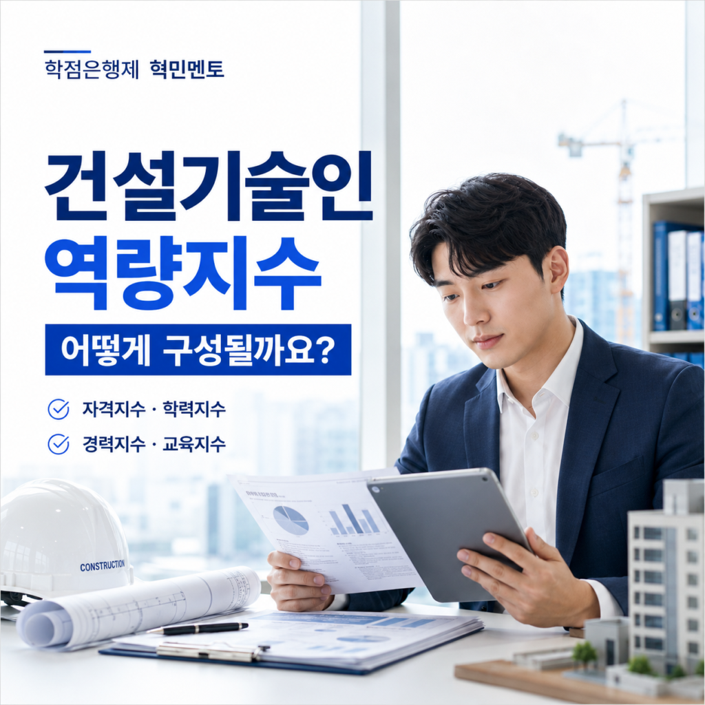 건설기술인 경력수첩 역량지수 채우는 방법, 학력·자격·경력부터 확인하세요 2 건설기술인 역량지수