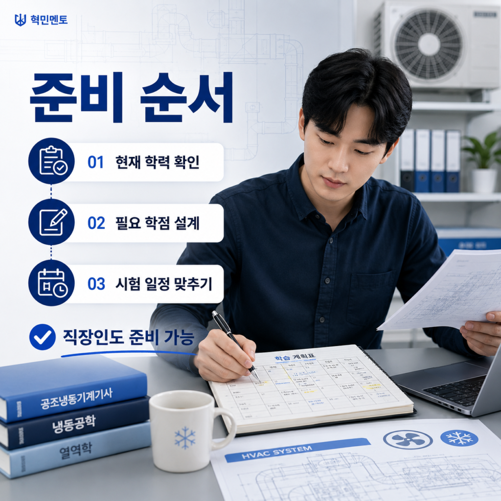 공조냉동기계기사 준비순서