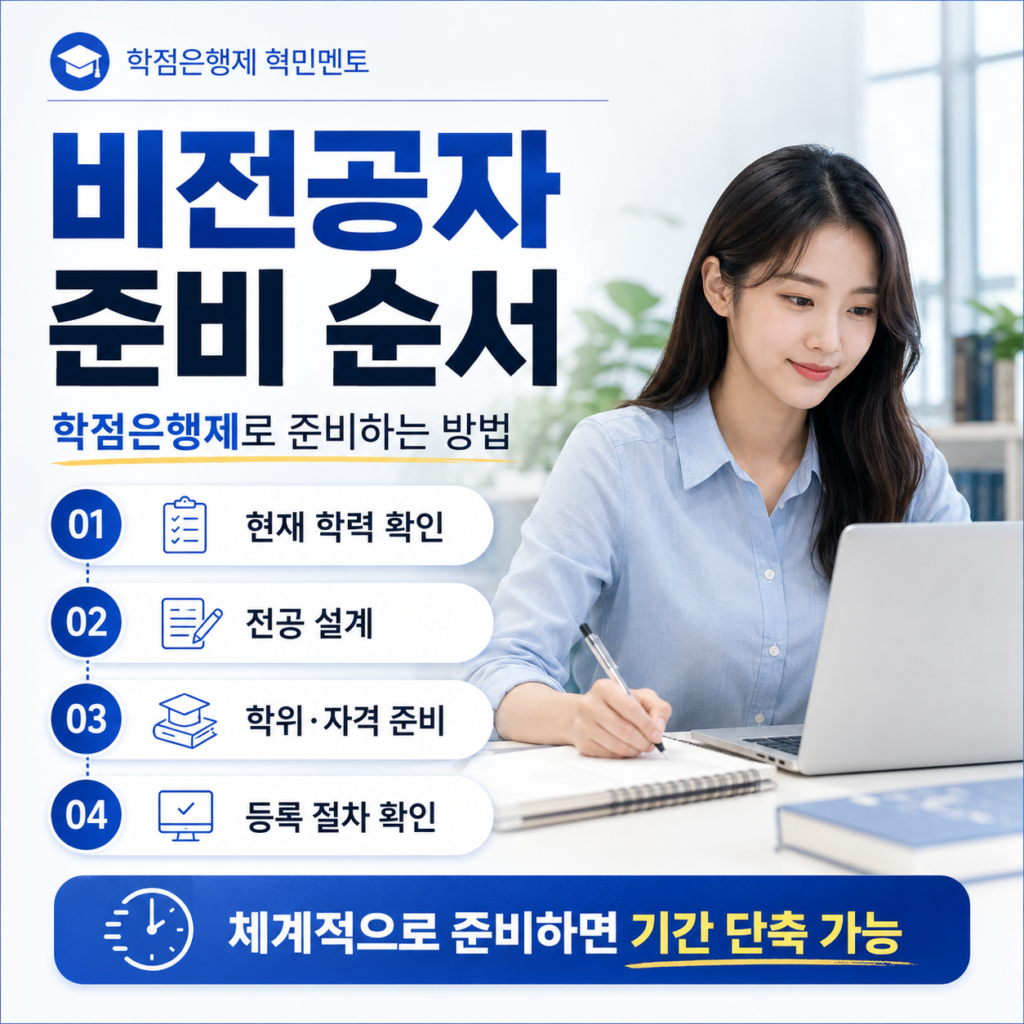 비전공자 준비순서