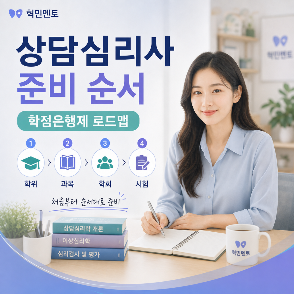 상담심리사 준비 순서