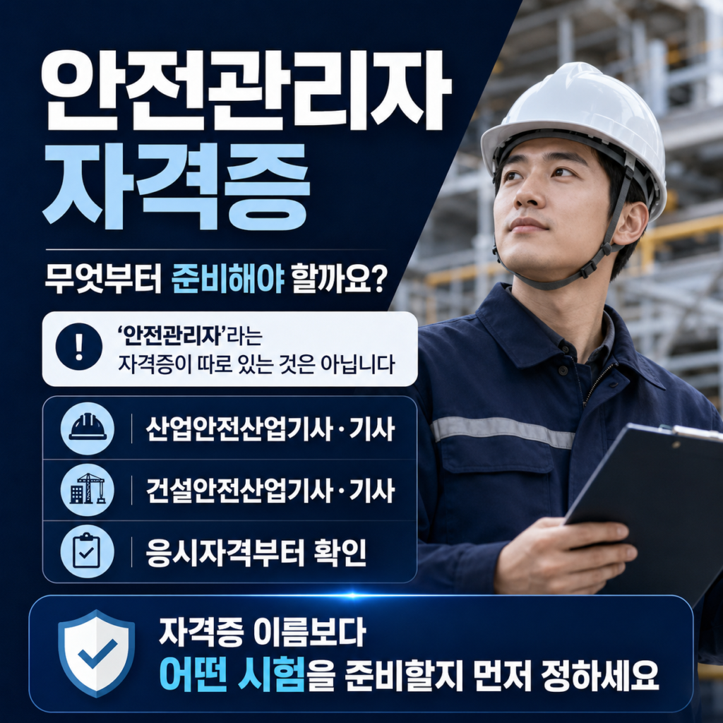 안전관리자 자격증