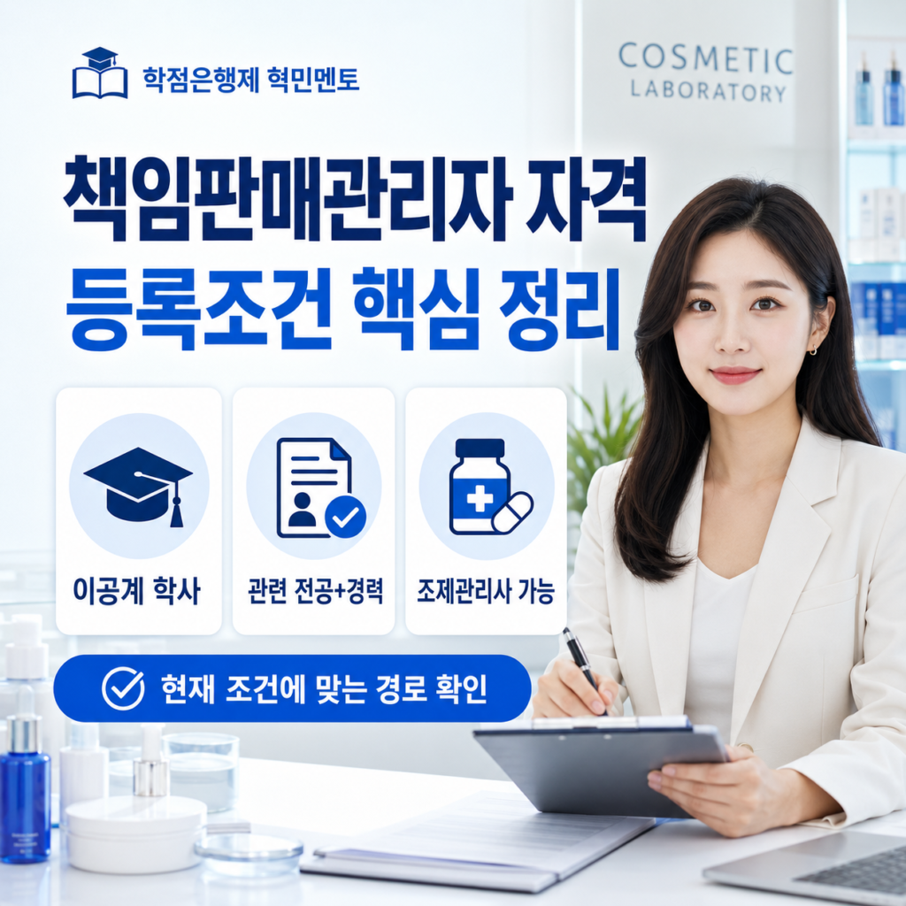화장품책임판매관리자 자격
