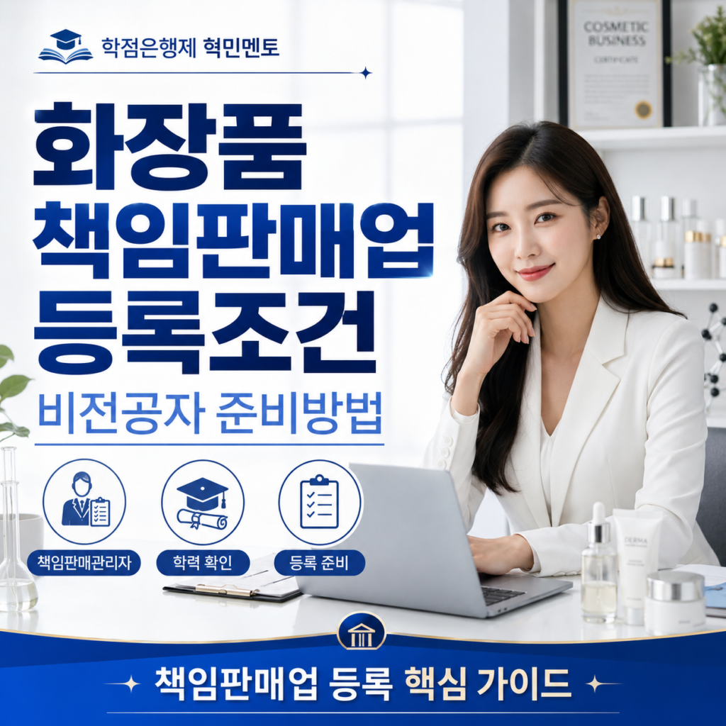 화장품책임판매업 등록조건