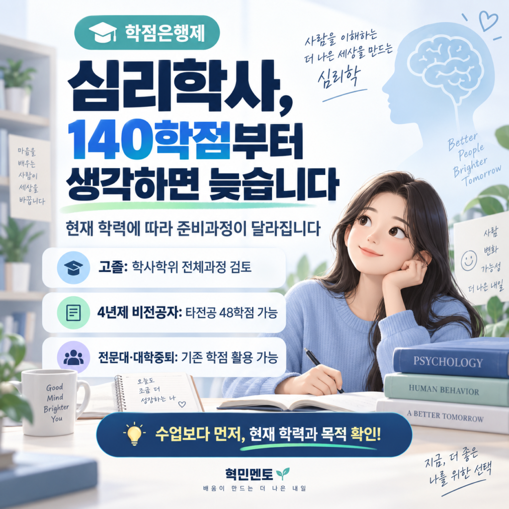 학점은행제 심리학사