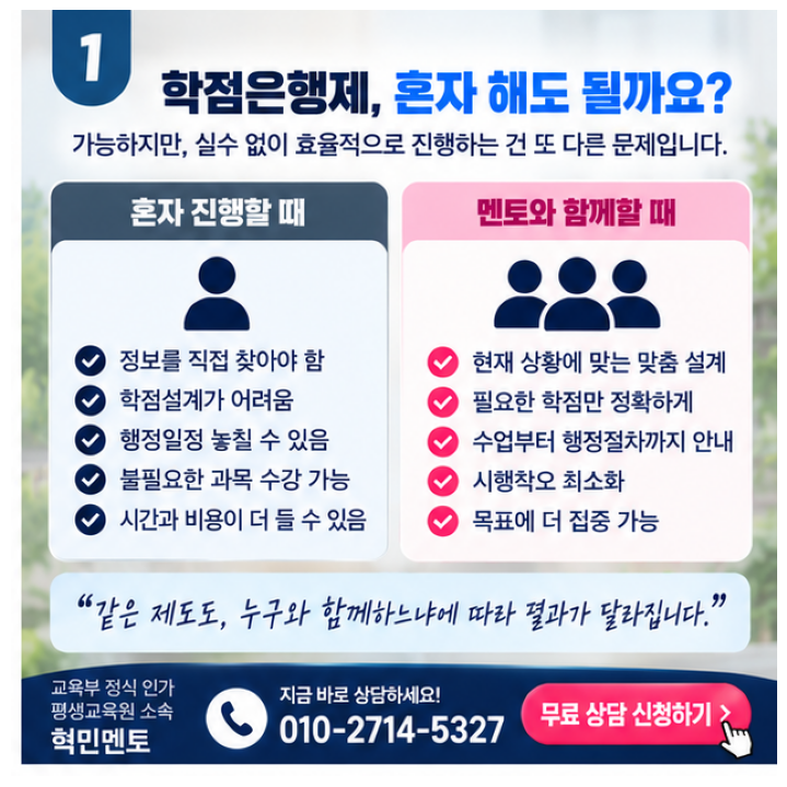 학점은행제 멘토