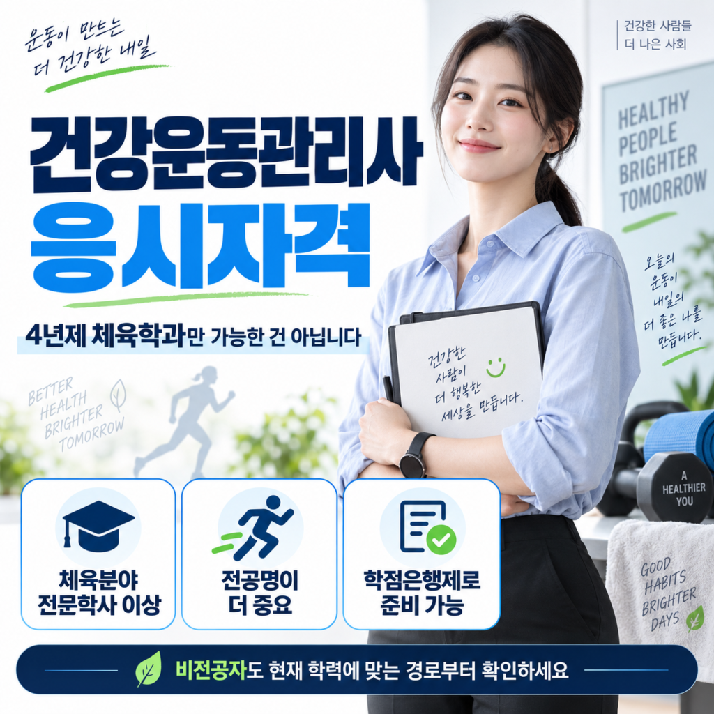 건강운동관리사 응시자격
