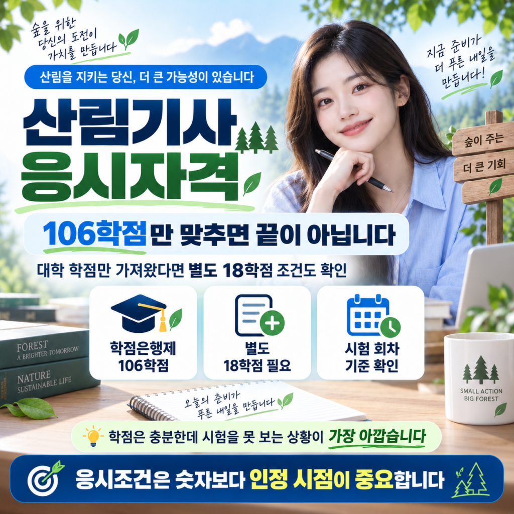 산림기사 학점은행제 응시자격2