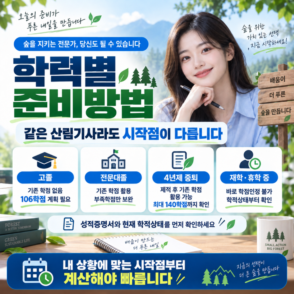 산림기사 학점은행제 응시자격3