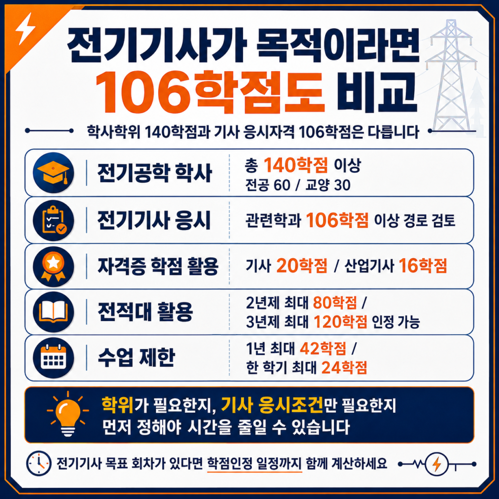 전기기사 106학점