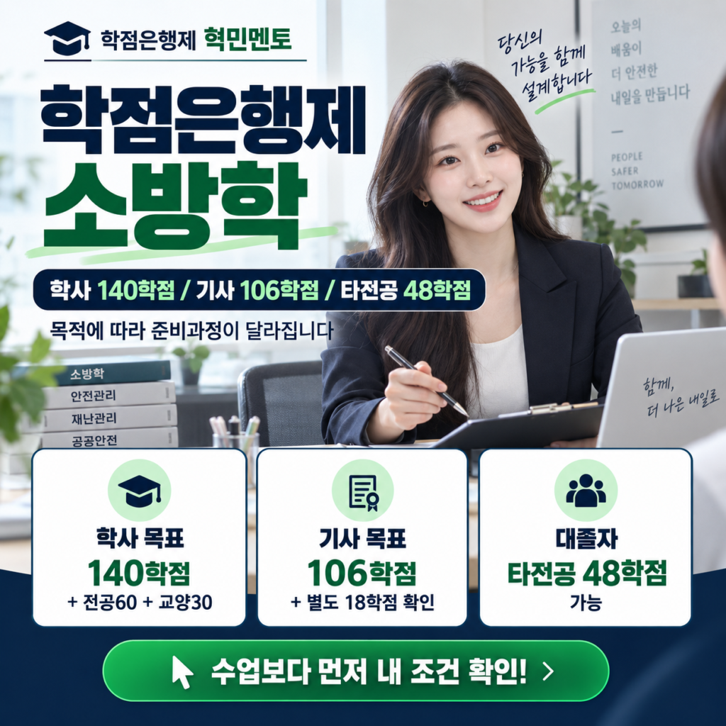 학점은행제 소방학