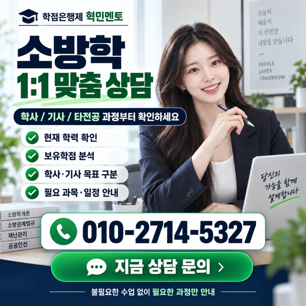 학점은행제 소방학4