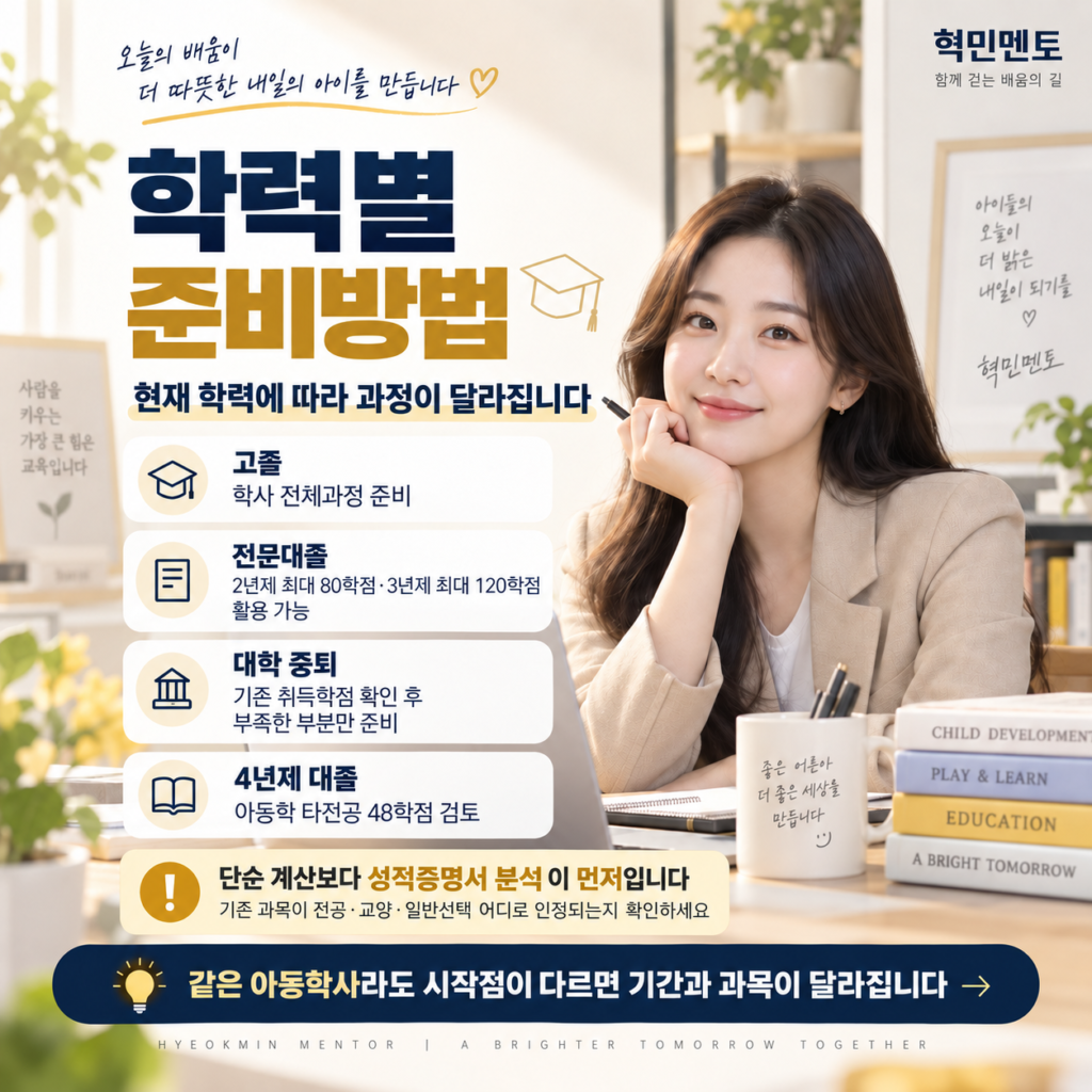 학점은행제 아동학사3 1