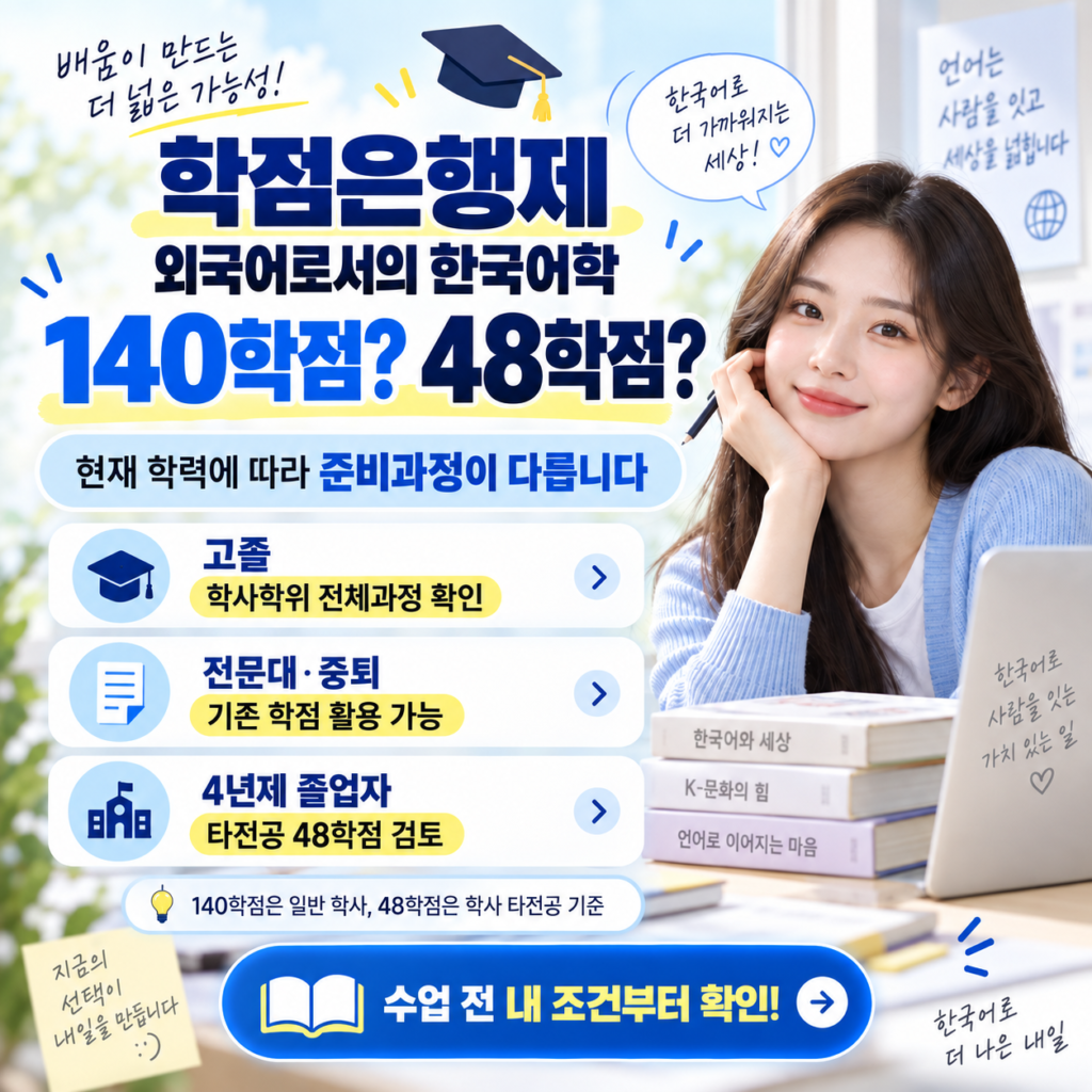 학점은행제 외국어로서의한국어학, 한국어교원2급까지 준비하는 방법 2 학점은행제외국어로서의한국어학2