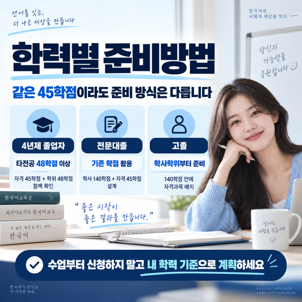 한국어교원2급 자격증3